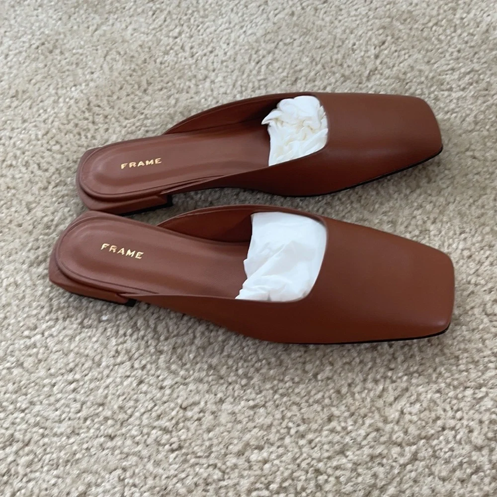 Frame Denim Brown Flats - Picture 3 of 10